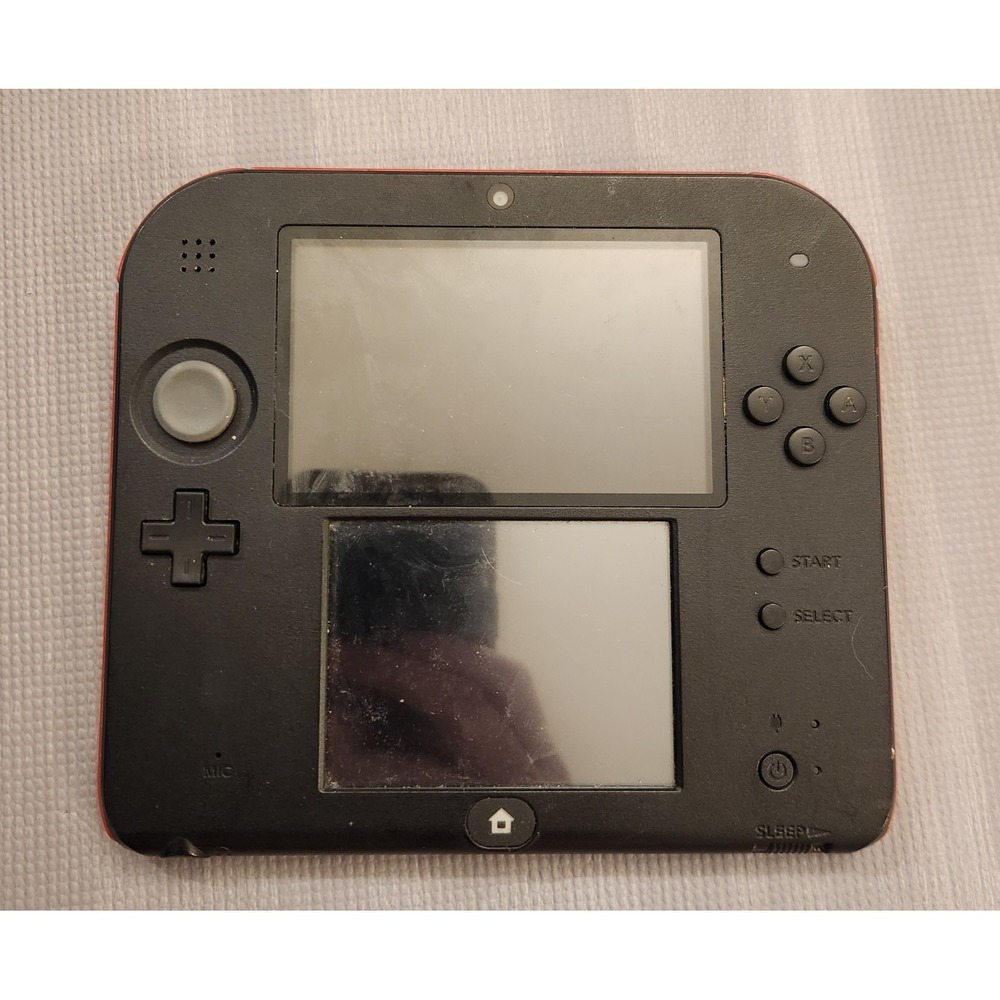 Nintendo 2DS Launch Edition Crimson Red Handheld System Tested